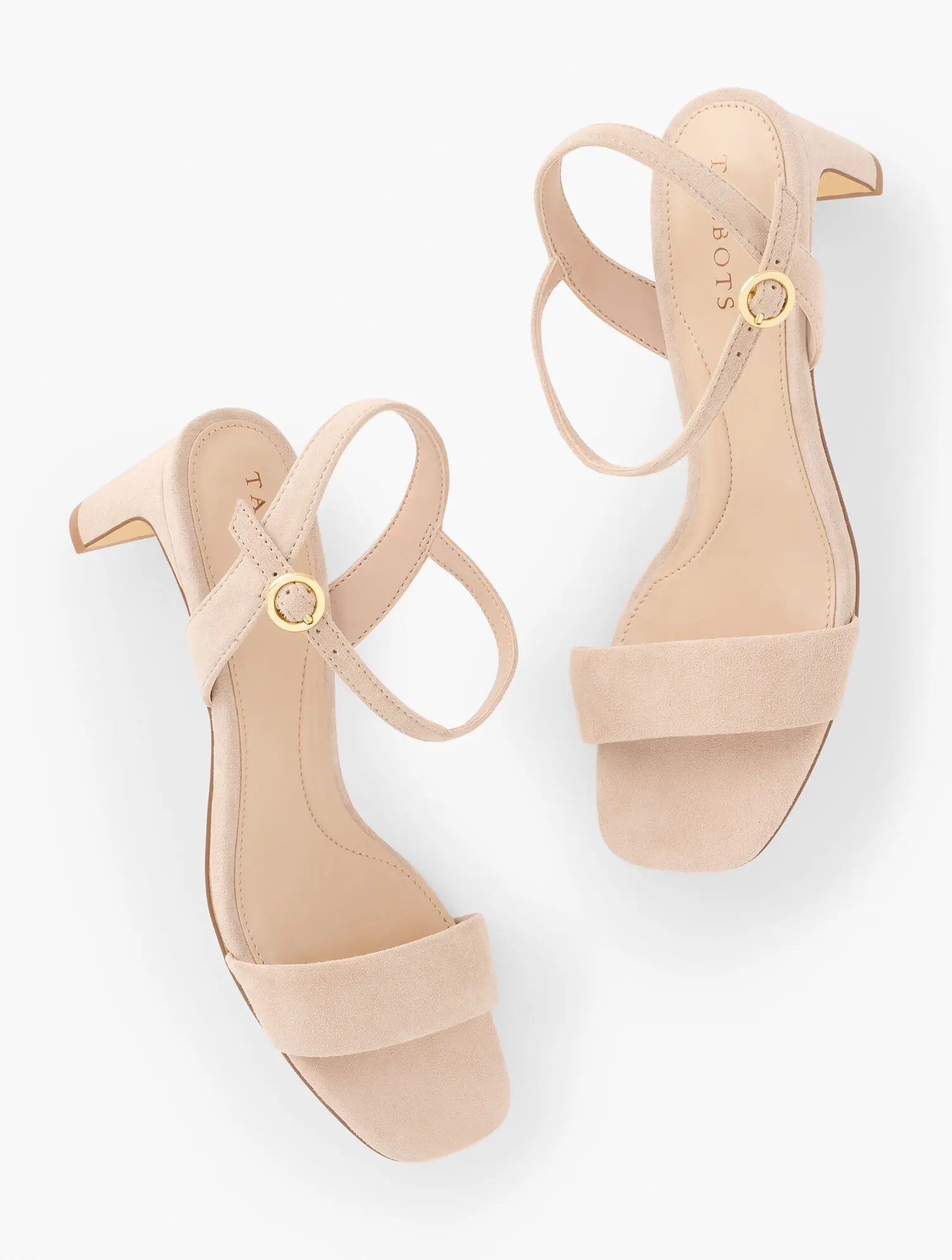 Cayden Suede Block Heel Sandals in Rattan - Comfortable & Stylish for Every Occasion
