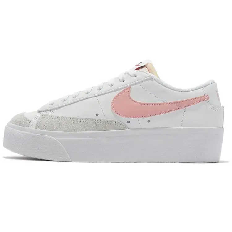 Nike Blazer Low Platform White Pink Glaze' Skate Shoes Women's DJ0292-103