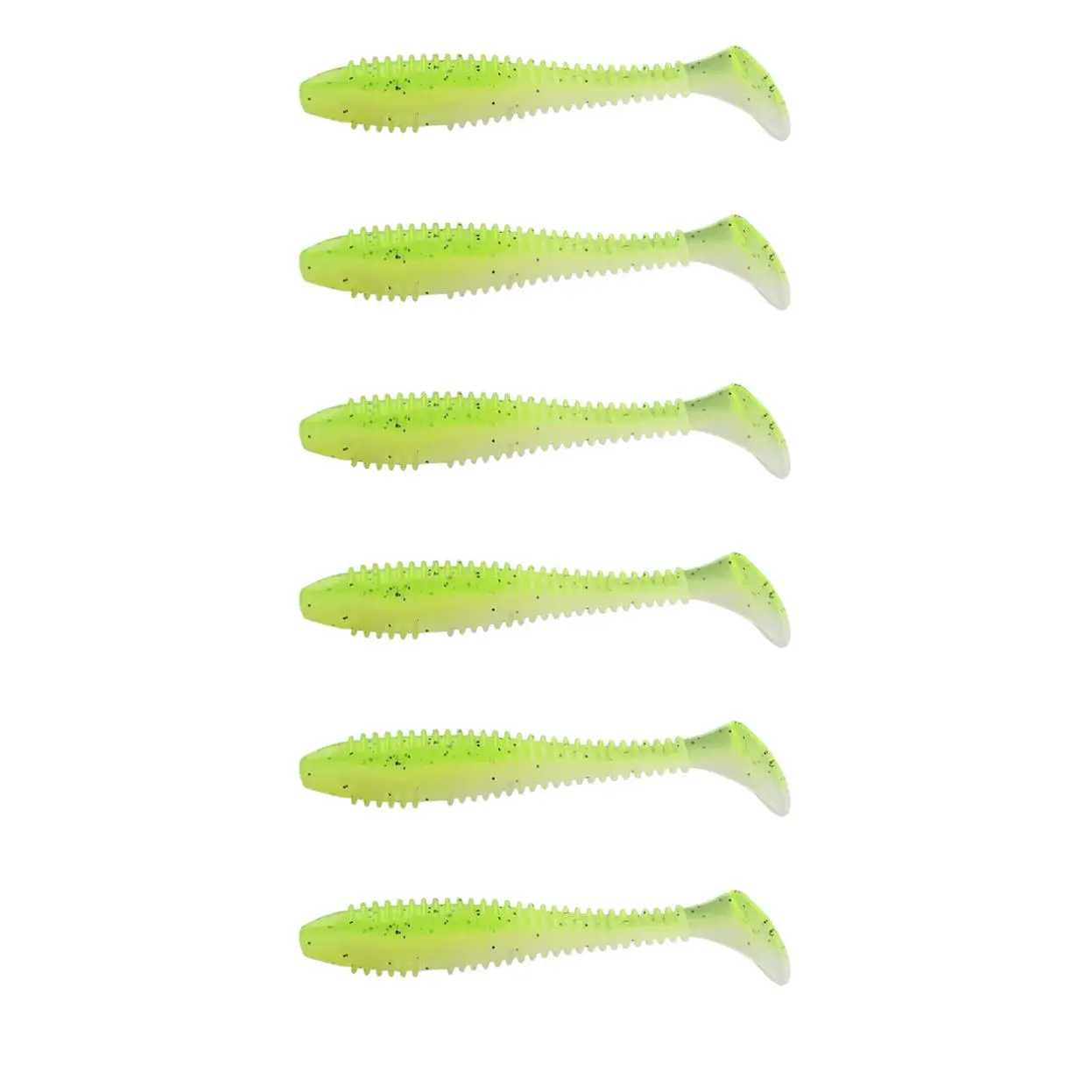 Big Griff’s bait. (3inch) 6 pack lime green