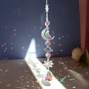 Sun Catcher Crystal Wind Chime Decor