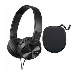 ZX110NC Noise Cancelling Headphones with Protective Headphone Case for Sony