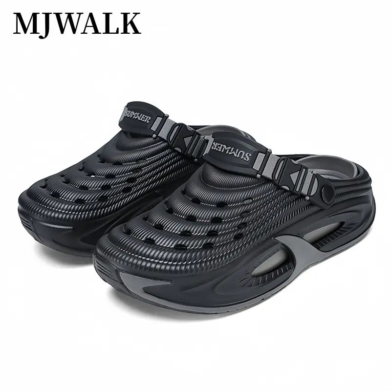 [MJWALK] Unisex Cloud Clogs, Comfort Anti-Slip EVA Foam Slippers,Breathable Water Sandals with Adjustable Heel Strap for Beach, Pool and Outdoor Casual Wear outdoorfun