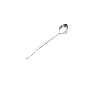 5-Piece Coffee Spoon Set with Long Handles, Stainless Steel Stirring Sticks for Smoothies, Cocktails, Desserts & Honey