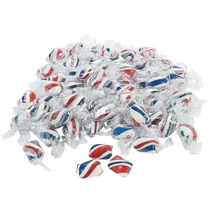 Patriotic Red White Blue Peppermint Candy Bulk 2 Lb - 172 Individually Wrapped Mints for 4th of July Party Favors | Memorial Day Veterans Day USA Celebrations | Kosher Certified Treats