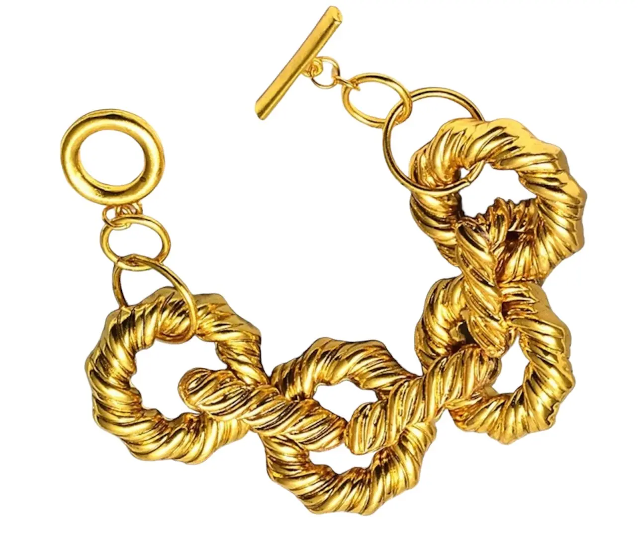 Metal Hoops Bracelet