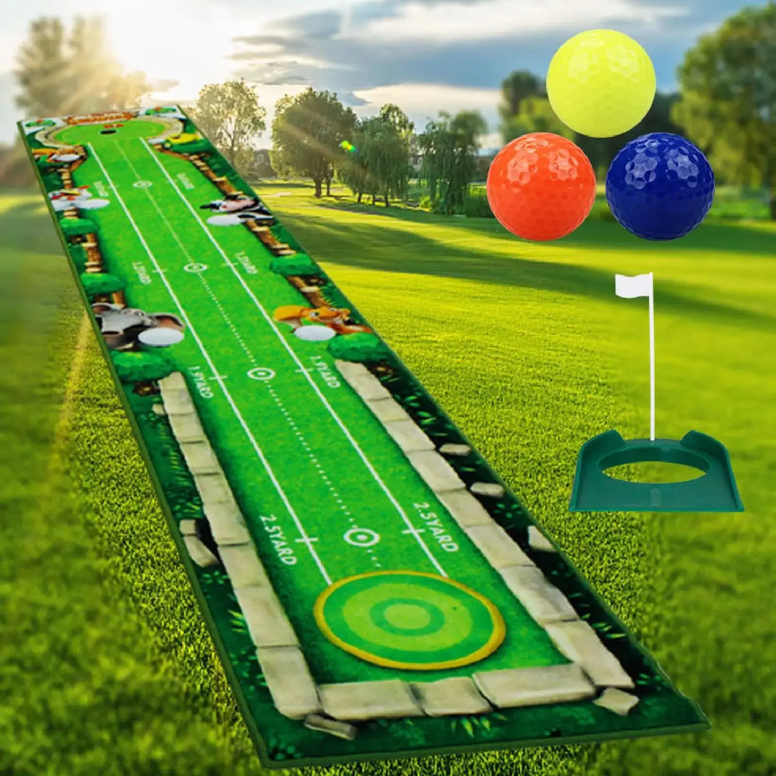 Portable Putting Practice Mat