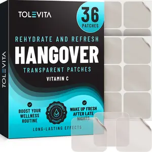 After-Party Hangover Patches with Vitamin C Transparent - 36 Pcs
