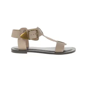 Steve Madden Womens Brazinn Gladiator Flat Casual Sandals Casual - Beige