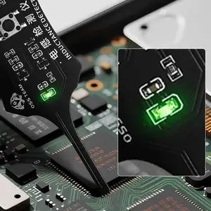 Type-C Inductance Tester Motherboard Coil Tester Electronic Circuit Board Inductor Detector for Phone Motherboard Component Repair Electromagnetic Induction Quick Fault Check Tool