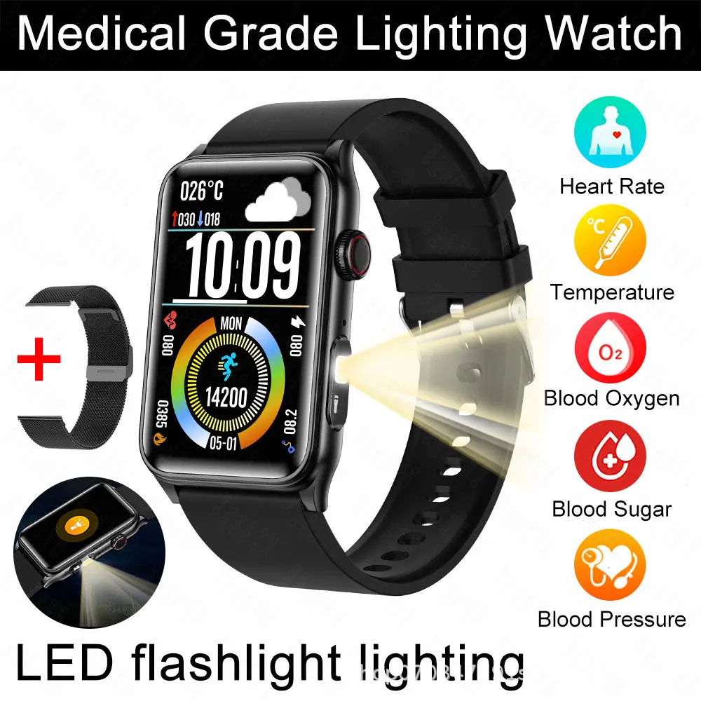 black case with black mesh strap + black silicone