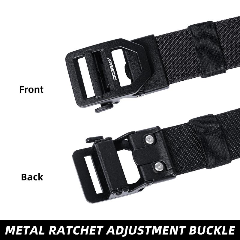 IDOGEAR Men 1.5" Heavy Duty Belt Ratchet  EDC Nylon CCW Belt For Daily Outdoor Sport Belt 3434