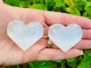 Selenite Heart Crystal