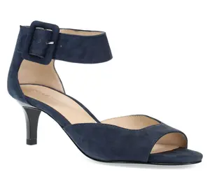 Pelle Moda Leather Heeled Dress Sandal - Berlin
