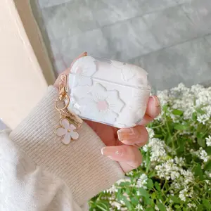 Sparkling Flower High-Transparency Case for AirPods Pro2/pro 3, Protective Cover for AirPods 4, Active Noise Cancelling, Cute Korean Style