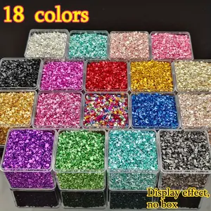90g Crushed Glass for Resin Art - 1-4mm Irregular Broken Glass Pieces, Colorful Glass Pebbles with Shining Effect, High-Quality Chips for Nail Art, Jewelry Making, Vase Filler & DIY Crafts