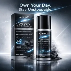 Underarm Roll On Deodorant with Activated Charcoal Fresh Scent Daily Odor Care Lightweight Non Sticky Formula Smooth Dry Feel for Men and Women Travel Friendly