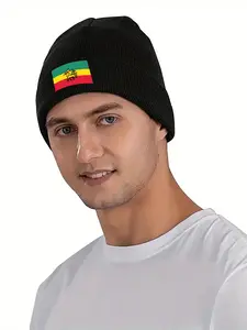 Rasta Lion Flag Beanie Hat Warm Winter Knit Cap for Outdoor Activities and Casual Wear Perfect Gift Idea for Men and Women during Christmas New Year Thanksgiving and Birthday Celebrations Gift Giving Season