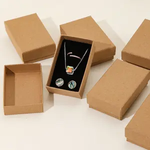 4/12pcs Simple Yet Stylish Jewelry Packaging Box, for Earrings, Rings, Necklaces, Perfect for Holiday Gifts Wrapping, Valentine Day