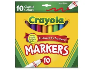 Crayola Classic Broad Line Markers