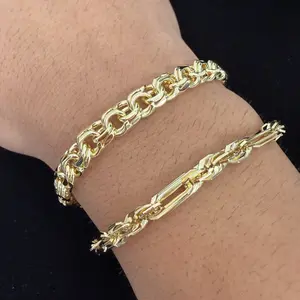 Milano Bracelet 14k Gold Plated Chino Elegant Men Bracelets  No Fade