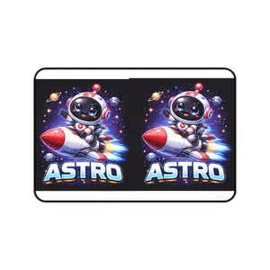 Astro Rocket Kid Desk Mat | Cute Space Astronaut Mousepad