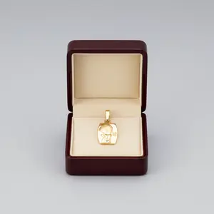 14K Yellow Gold Praying Child Pendant