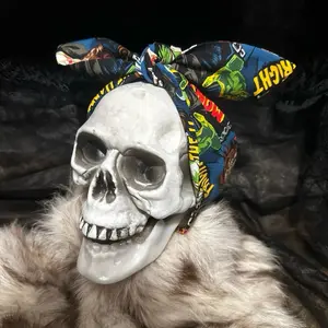 Classic Horror Pinup Style Headband - Green Color, Unique Design with Iconic Features, Classic Horror Theme
