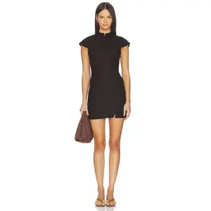 SRG Jana Mini Dress in Chocolate Brown