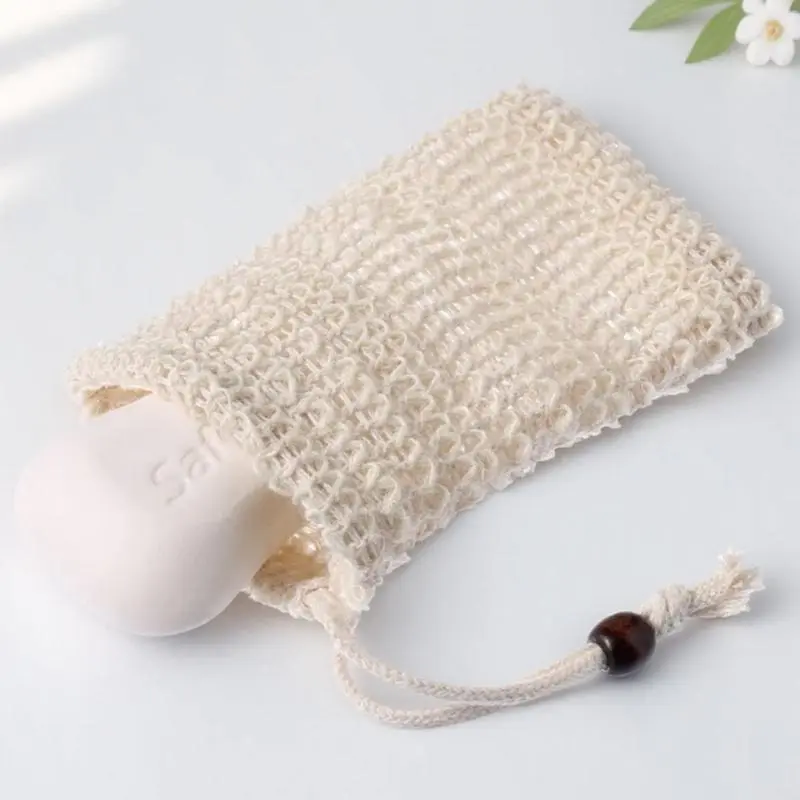 Hanging Bath Soap Foaming Net, Reusable Organic Cotton Soap Bag, Bathroom Kitchen Draining Storage Bag, Travel Portable Soap Box, Exfoliating Mesh, Bathroom Accessory, Bath Accessories