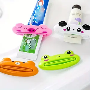 2/4pcs Toothpaste Dispenser, Manual Soap Squeezer, Hand Cream Roller, Bathroom Essentials, Easy-To-Use Tube Presser, Compact Design