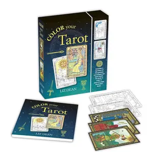 Color Your Tarot: Includes a full deck of specially commissioned tarot cards, a deck of cards to color in, and a 64-page illustrated book