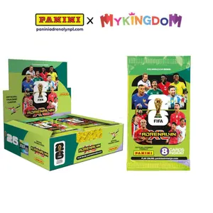 FIFA World Cup 2026 Adrenalyn XL Card Pack by Panini – Random Trading Cards Pack ( Buy a quantity of 24 to receive a full box.