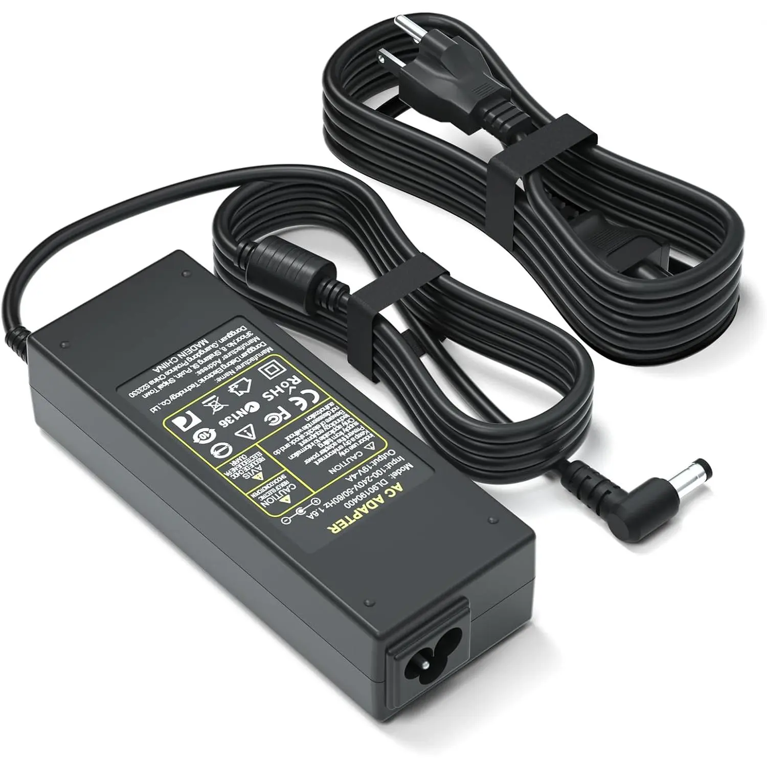 19V Multi-Model Power Supply Adapter with Power Cord - Laptop Chargers & Adapters for LG 32in,27in,24in,23in,22in,20in,19in LCD LED HD Monitors & TVs (Computers & Office Equipment Accessory)