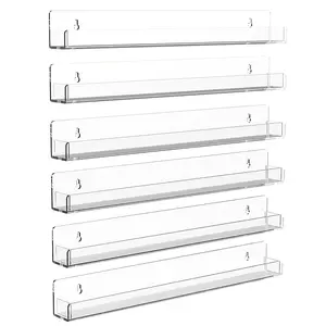 Acrylic Transparent Rack for Organizing Glasses, Designed for Nail Polish Display with 6，12 Compartments, Suitable for Salons, Retailers, And Changing Rooms, Organiser