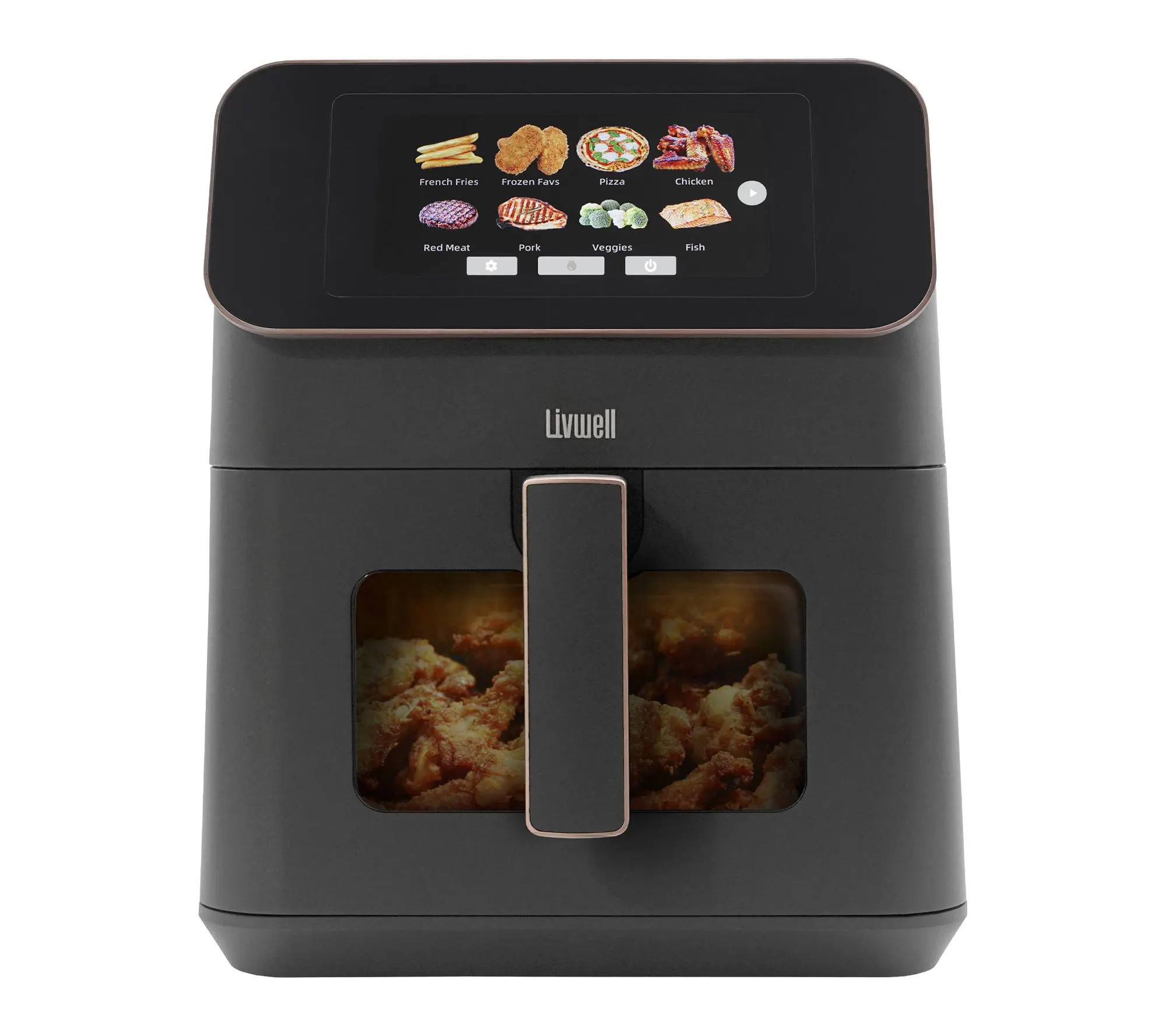 Livwell 7-qt Touch IQ Air Fryer with Recipes Livwell 7-qt Touch IQ Air Fryer with Recipes