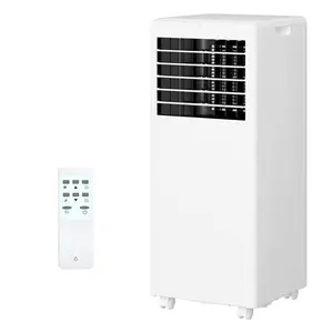 Gaomon 8000 BTU Bucketless Portable Air Conditioner - 3-in-1 Multi-Modes Intelligent Cooling System, 350sqft Coverage, Remote Control, Digital Display, Exhaust Hose, Window Kit for Home, Office