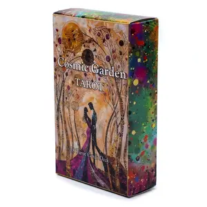 78 Cards Cosmic Garden Tarot Deck Themed Card Game Fortune Telling Game Card Divination Fate Party Family Board Game Juegos De Mesa Family Fun Game, Tarot Card Decks, Tarot Card Set