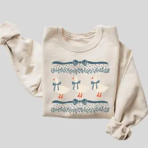 Vintage Original 1980s Blue Ribbon Goose Sweatshirt, Silly Goose Sweatshirt, Duck Sweatshirt, Ugly Clothes Shirt