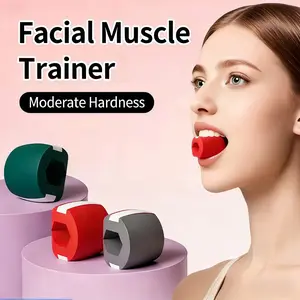 3-Pack Jawline Trainer 3-in-1 - Food-Grade Silicone Facial Yoga Ball for Perfect Fit & Look Younger and Healthier & Effective Jaw Exercise to Define Your Jawline & Slim Your Face