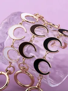 Moon Bag Charm Keychain Pendant for Bags, Unique Design Extension Pack Accessory, Perfect Valentine's Day Gift, C Brand Matching Item