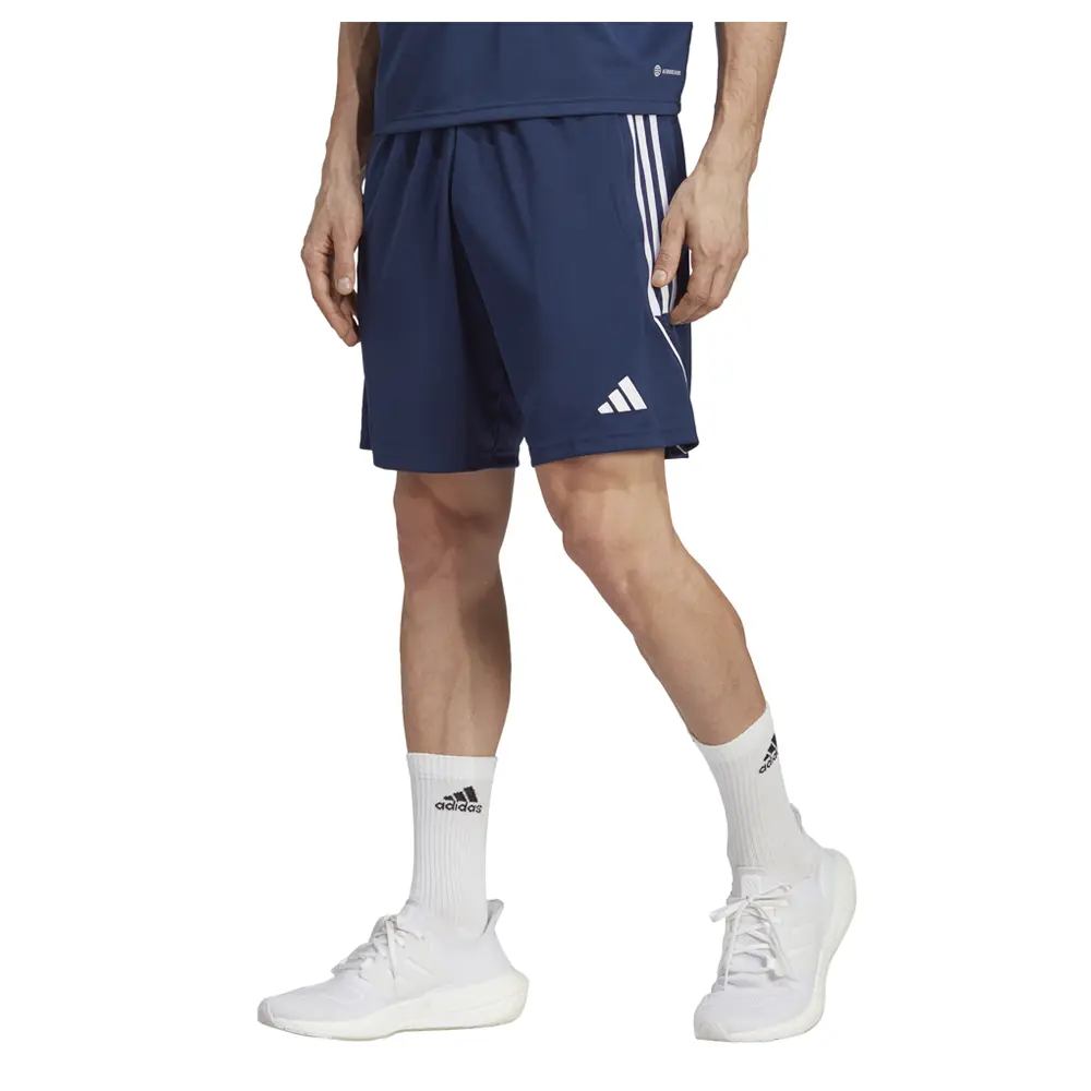 adidas Mens Tiro 23 League Shorts Football Casual Bottoms Casual Moisture Wicking - Blue