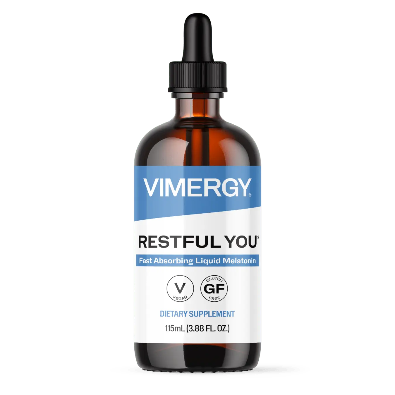 VIMERGY Restful You Liquid Melatonin, 115 Capsules