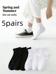 Women Men Mid-Calf Socks Thin Breathable Anti-Odor Spring Summer Long Socks Fall Winter Sports Pile Women Ventilated