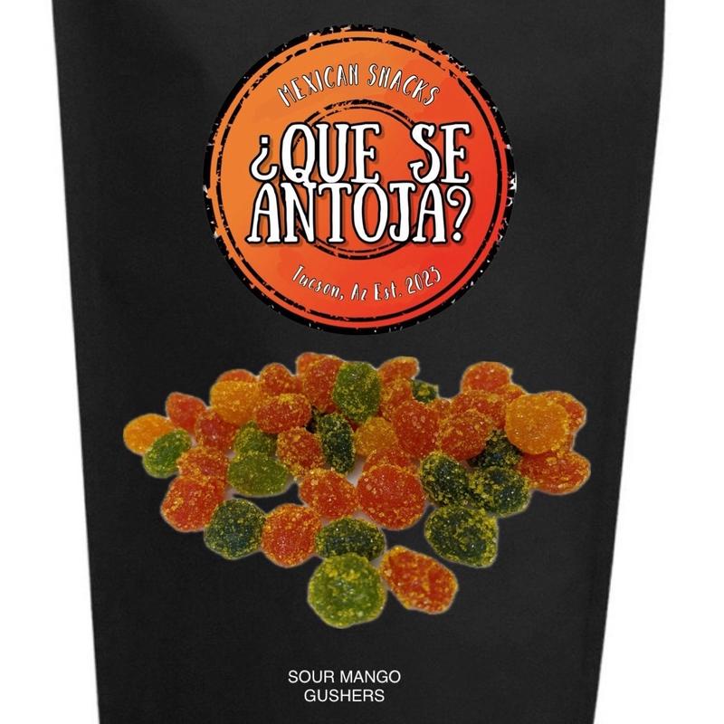 SOUR MANGO GUSHERS tiktok candy