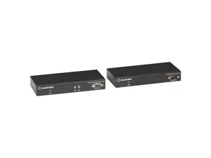 Black Box KVX Series KVM Extender Kit over Fiber - DVI-D, USB 2.0, Serial, Audio, Local Video KVXLCF-100-R2
