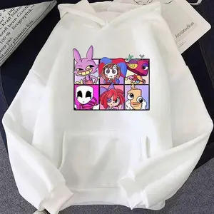 2025 Pomni The Jester Ramen THE AMAZING DIGITAL CIRCUS Hoodies Printing Sweatshirts Men/Women Clothes Long Sleeve Winter Hoody