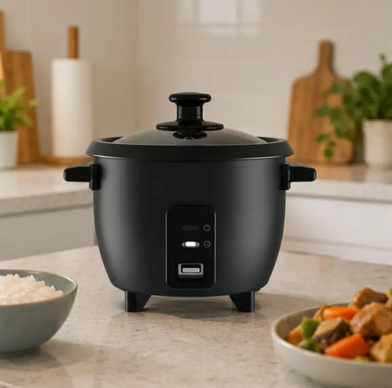6-Cup Electric Rice Cooker & Rice Maker for Easy Home Cooking