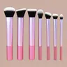 Yzimeng 7-Piece Professional Makeup Brush Set, Cosmetic Brush Set, Beauty Brush Set, Foundation Brushes, Contour Brushes, Blending Brushes, Precision Detailing Brushes, Face Makeup Brushes, Makeup Brush Kit