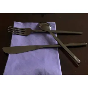 Vibhsa Stainless Steel Flatware 18-Piece Set (Dinner knives, Dinner Forks, Teaspoons)