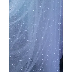 GLITER  MESH whit pearls